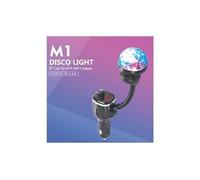 Kit de voiture disco light bt avec lecteur mp3 2usb interface récepteur mains libres - noir