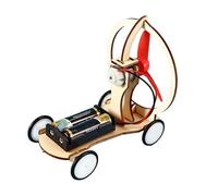 Kit De Voiture Électrique À Monter Soi-Même, Jouet En Bois, Avec Tige, Pour Enfants, Avec Des Expériences Scientifiques Et Physiques Éducatives
