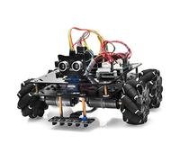 Kit de Voiture Robot à Roues Mecanum omnidirectionnelles OSOYOO pour étudiants en Codage Arduino Mega2560 Raspberry Pi STEM