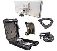 Kit de Voyage Antenne Satellite Plate Selfsat H30D + Support pour TV HD + Valise de transport - LNB intégré, Pour Camping Car Caravane Voiture Camion G