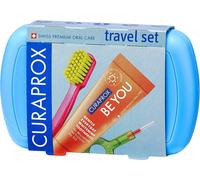 Kit De Voyage-Brosse À Dents Cs 5460 Avec Dentifrice « Be You »2 Brossettes Interdentaires Cps Prime 07 Et 09Kit De Soins Dentaires 9,5 Cm X 6 CmBleu
