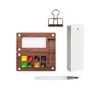 Kit de voyage - Kit de voyage aquarelle - Petit kit de peinture aquarelle portable pour l'extérieur
