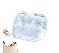 Kit de voyage pour étui à lentilles de contact, étui de contact avec pince à épiler,Kit de mini lentilles de portables - Outil de suppression de l'applicateur de de protection complète