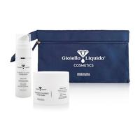 Kit de Voyage pour le Corps : Beurre Remodelant 30ML + Gommage Exfoliant Anti-Cellulite 50ML + Pochette Cadeau - Hydrate et combat la cellulite, Minceur, Revitalisant - Egalement pour Voyage en Avion