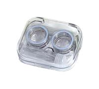 Kit de voyage pour lentilles de contact | Mini kit de lentilles de contact portable - Organisateur transparent pour la maison, le dortoir, les voyages, les voyages d'affaires, violet, Refer to