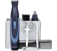 Kit de voyage - REMINGTON - NE3890 - 13 pieces - Lames inox - Accessoires nez et oreilles - Housse zippée