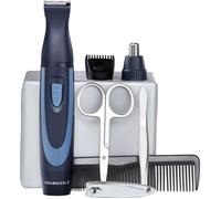 Remington NE3890 Kit de voyage hygiénique dans un étui [13 pièces : pour cheveux & manucure/pédicure, etc.] Tondeuse à barbe, tondeuse à poils du nez, tondeuse oreilles et sourcils, coupe-ongles et