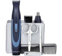 Remington NE3890 Kit de voyage hygiénique dans un étui [13 pièces : pour cheveux & manucure/pédicure, etc.] Tondeuse à barbe, tondeuse à poils du nez, tondeuse oreilles et sourcils, coupe-ongles et