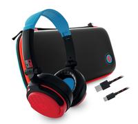 Kit d'accessoires de voyage STEALTH Premium pour Nintendo Switch et Switch Lite - Bleu et Rouge