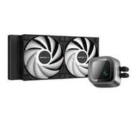 Kit de Watercooling 240 mm Noir tout-en-un pour processeur avec éclairage ARGB - DEEPCOOL LS520 (Noir)