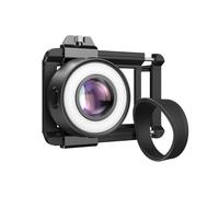 Kit de zoom macro pour smartphone, microscope de poche 120x avec lumière macro selfie, une photographie pour objectif iPhone HD