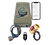 Kit Débitmètre Eau Connecté WiFi Lora ODevice - Télérelevé, Surveillance et Mesure de Débit, Arrosage, Irrigation avec Alertes (Version USB / Radio WiFi)