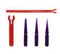 Kit Débosselage Sans Peinture 3 Têtes Nylon | 3 têtes interchangeables 2.5mm, 3.5mm, 6.5mm, nylon robuste, protection peinture, usage précis