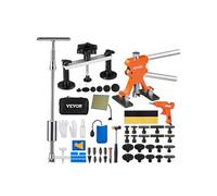 VEVOR Outils de Débosselage sans Peinture 69 pcs Kit Débosselage Carrosserie avec Pont Extracteur Doré Marteau Coulissant Pistolet et Bâtons de Colle