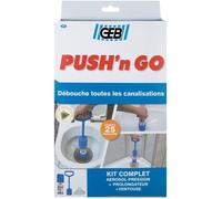 Kit déboucheur push n go ventouse + prolongateur
