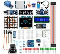 Kit Débutant pour arduino pour mega2560 Capteurs Kit Débutant | pour mega2560 compatible, écran LCD 1602, pour oled 0.96, pour idéal débutants, projets open-source