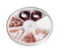 Kit Débutants Av. Accessoires P. Bijoux, Rose Or, 5 Accessoires Différents,