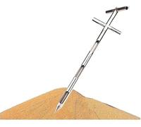 Kit d'échantillonnage de grains en acier inoxydable, sonde for l'agriculture, solides et poudres(1.2mx32mm/47.2x1.25in)