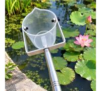Kit D'éChantillonnage D'Eau En Acier Inoxydable Avec Perche TéLescopique Et Godet Rotatif à 360° En Plastique éChantillonneur Liquide pour Analyses En RivièRe Lac Ou éTang 1000ml 1.43-6m/4.7-19.7ft
