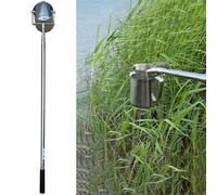 Kit d'échantillonnage d'eau - Perche télescopique et gobelet à double échelle pour tests environnementaux dans les lacs, rivières, étangs et océans - Idéal pour la recherche et l'analyse de la qualité