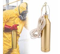 Kit d'échantillonnage d'huile en métal pour un test précis des fluides, échantillonneur en cuivre et corde anti-statique, système d'échantillonnage d'huile pour diagnostic de machines