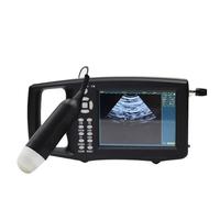 Kit D'éChographie VéTéRinaire,éChographe B Portable pour Animaux,avec Sonde MéCanique 3,5 MHz,pour Tests De Gestation chez Ovins,Chiens,Chats Et Porcs