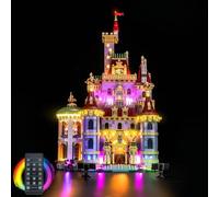 Kit d'éclairage à distance compatible avec Lego 43263 Beauty and The Beast Castle (pas de modèle), kit d'éclairage LED compatible avec Lego Beauty and The Beast Castle 43263 Jouet créatif