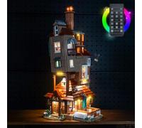 Kit d'éclairage à distance compatible avec Lego 76437 The Burrow - Édition Collectors' (pas de modèle), kit d'éclairage LED compatible avec The Burrow - Collection Edition Jouets créatifs
