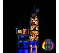 Kit d'éclairage à distance compatible avec Lego 76454 Poudlard Castle : la tour principale (pas de modèle), kit d'éclairage LED compatible avec Lego The Main Tower 76454 Jouet créatif
