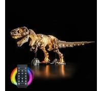 Kit d'éclairage à distance compatible avec Lego 76968 Dinosaur Fossiles : Tyrannosaurus rex (pas de modèle), kit d'éclairage LED compatible avec les fossiles de dinosaure Lego : Tyrannosaurus rex