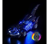 Kit d'éclairage à distance compatible avec Lego B'atman Forever B'atmobile 76304 (pas de modèle), kit d'éclairage LED compatible avec Lego 76304 B'atman Forever B'atmobile Jouet créatif