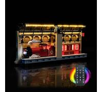 Kit d'éclairage à distance compatible avec Lego Book Nook : Poudlard Express 76450 (pas de modèle), kit d'éclairage LED compatible avec Lego Book Nook : Poudlard Express Jouets créatifs