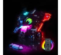 Kit d'éclairage à distance compatible avec Lego How to Train Your Dragon : Toothless 10375 (pas de modèle), kit d'éclairage LED compatible avec Lego Comment trainer votre dragon : jouet créatif sans