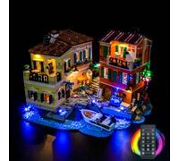 Kit d'éclairage à distance compatible avec Lego Italian Riviera 21359 (pas de modèle), kit d'éclairage LED compatible avec Lego 21359 Italian Riviera Jouet créatif