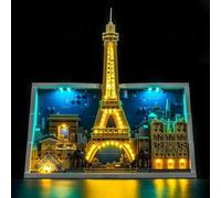 Kit d'éclairage à distance compatible avec Lego Paris - City of Love 21064 (pas de modèle) - Kit d'éclairage LED compatible avec les briques Lego Paris City of Love