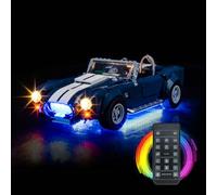 Kit d'éclairage à distance compatible avec Lego Shelby Cobra 427 S/C 10357 (pas de modèle), kit d'éclairage LED compatible avec Lego 10357 Shelby Cobra 427 S/C Jouet créatif