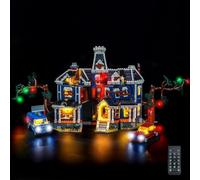 Kit d'éclairage à distance compatible avec Lego Stranger Things : The Creel House 11370 (pas de modèle), kit d'éclairage LED compatible avec Lego Stranger Things The Creel House modèle