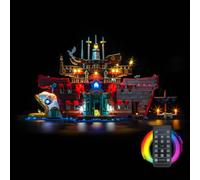 Kit d'éclairage à distance compatible avec Lego The Baratie Floating Restaurant 75640 (pas de modèle), kit d'éclairage LED compatible avec Lego 75640 The Baratie Floating Restaurant Jouets créatifs
