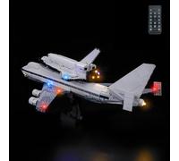 Kit d'éclairage à distance pour Lego 10360 Shuttle Carrier Aircraft, kit d'éclairage LED