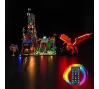 Kit d'éclairage à distance pour Lego 21348 Donjons & Dragons : Red Dragon Tale (pas Lego), kit d'éclairage LED pour Lego Donjons & Dragons : Red Dragon Tale Jouets créatifs