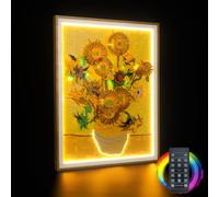 Kit d'éclairage à télécommande compatible avec Lego 31215 Vincent van Gogh - Tournesols (pas de modèle) - Kit d'éclairage LED compatible avec Lego Vincent van Gogh - Sunflowers 31215 - Jouet créatif