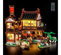 Kit d'éclairage à télécommande compatible avec Lego Ancient Moon-Gazing Inn 80121