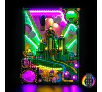 Kit d'éclairage à télécommande compatible avec Lego Emerald City Wall Art 75685 (pas de modèle), kit d'éclairage LED compatible avec Lego Emerald City Wall Art, jouet créatif