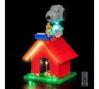 Kit d'éclairage à télécommande compatible avec Lego Snoopy's Doghouse 21368 (pas de modèle), kit d'éclairage LED compatible avec Lego 21368 Snoopy's Doghouse modèle de briques