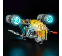 Kit d'éclairage à télécommande compatible avec Lego The Razor Crest 75447 (pas de modèle), kit d'éclairage LED compatible avec les briques Lego The Razor Crest