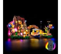 Kit d'éclairage à télécommande compatible avec Lego Willy Wonka & The Chocolate Factory 21360 (pas de modèle), kit d'éclairage LED compatible avec Lego Willy Wonka & The Chocolate Factory Jouet