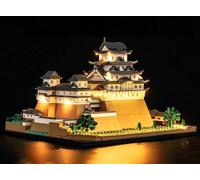 Kit Déclairage Compatible avec Construction Le-Go 21060 Château Himeji, Kit Déclairage LED pour Creator 21060 (Bloc Construction Non Inclus). A