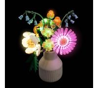 Kit d'éclairage compatible avec Lego 10347 Petite Sunny Bouquet Botanical Collection Set (pas de modèle), kit d'éclairage LED compatible avec Lego Petite Sunny Bouquet 10347 jouet créatif