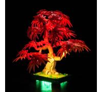 Kit d'éclairage compatible avec Lego 10348 - Érable rouge japonais - Bonsaï Tree - Kit d'éclairage LED compatible avec Lego Japanese Red Maple Bonsaï
