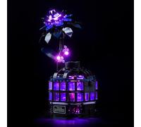 Kit d'éclairage compatible avec Lego Black Dahlia Flower 76784 (pas de modèle), kit d'éclairage décoratif compatible avec Lego Black Dahlia Flower Jouet créatif